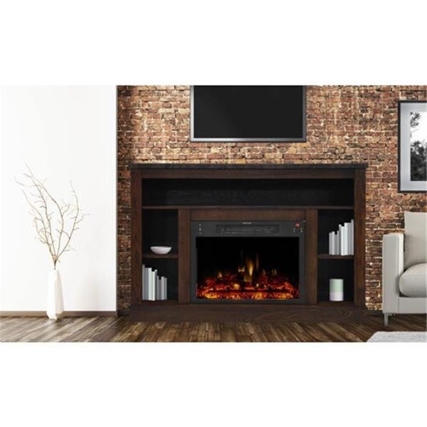 Cambridge Cambridge CAM5021-1MAHLG3 47 in. Seville Electric Fireplace Heater with TV Stand; Mahogany CAM5021-1MAHLG3